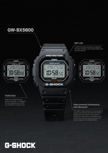 Image of Casio GW-BX5600 /GW-B5600 Wristwatch, Bluetooth, Radio-controlled Solar
