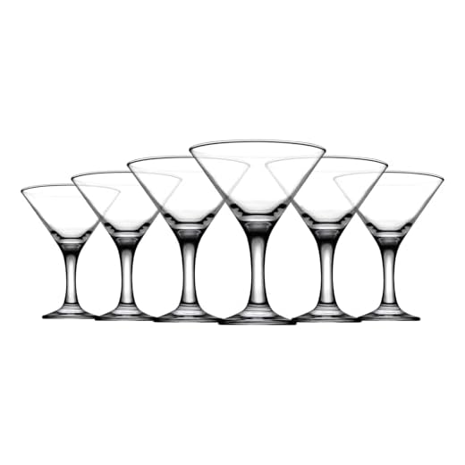Juego 6 copas martini 190cc