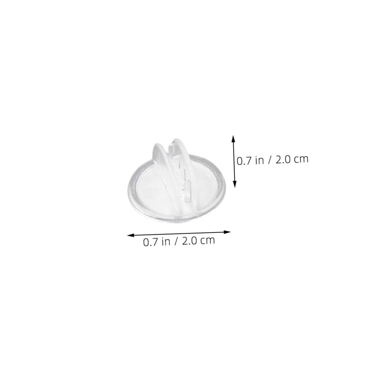 VILLCASE Lot de 25 Clips Étiquettes en Plastique pour Panneaux de Vente Détail, Matériau Solide Base Adhésive, pour Supermarchés et Boutiques