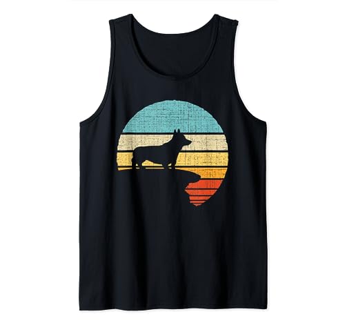 Corgi Owner Retro Vintage 60s 70s Dog Lover Débardeur