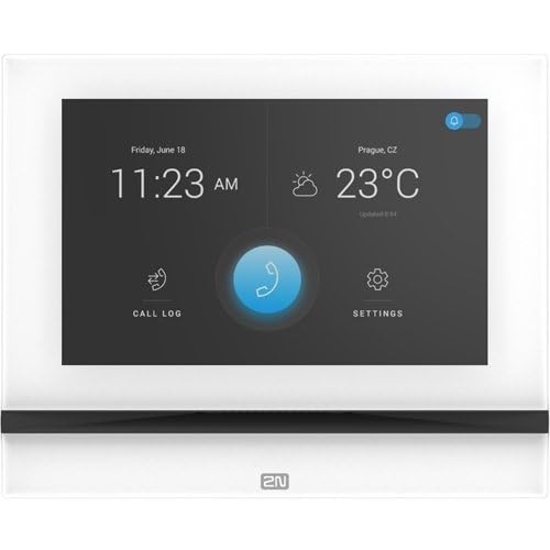 Image of 02088-001 Indoor View Answering Unit, 7 inch Touchscreen with Wide View Angle, White