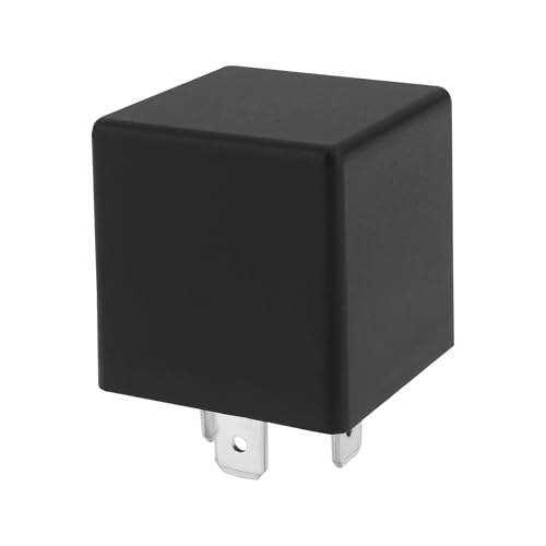 EMSea 1 Pedazo Relé Intermitente de 12 V 4 Pines LED 21-150 W Unidad Intermitente Electrónica para Coche Y Motocicleta (30,5 Mm)