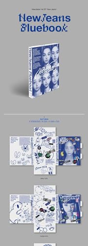 DREAMUS NewJeans New Jeans 1st EP Album Bluebook Version Mini Poster On Pack+Log Book+Pin-up Book+Phoning Manual Book+ID Card+Sticker Pack+Photocard+Tracking Sealed MINJI Version