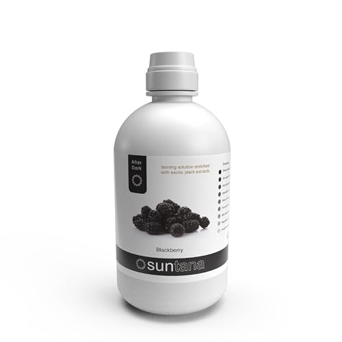 Suntana Spray Tan Blackberry Fragranced Sunless Spray Tanning Solution, After-Dark Tan, 14% DHA - 32 oz
