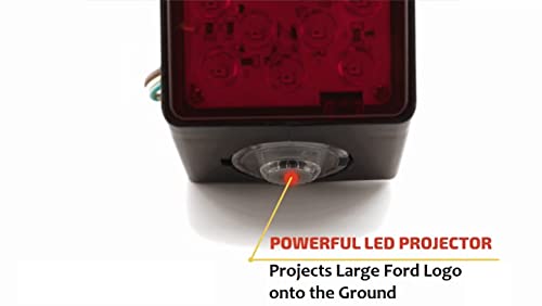 Hitch Buddies 2-Inch Trailer Hitch Cover With Led Projector Puddle Light/Running Light - A Unique Tow Hitch Cover For Trucks, (Frd-1) #TOP4
