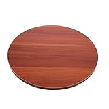 Cabilock Runde Massivholz Esstischplatte 40cm Robuste Holztischplatte Für Familienessen Und Bürotisch Multifunktional Und Individuell Montierbar