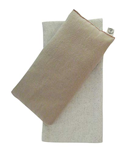 Peacegoods Eye Pillow Gift Set - 4 x 8.5 - Unscented Flax