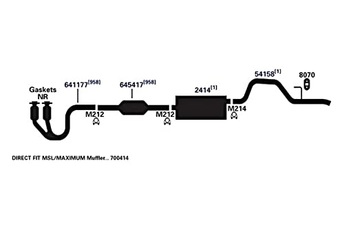 Image of AP Exhaust Products 700414 Exhaust Muffler