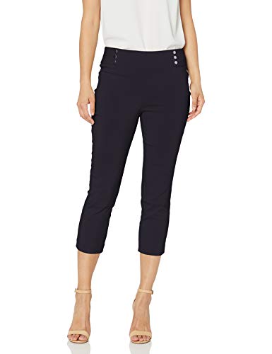 Rafaella Women's Petite Supreme Stretch Capri, Navy, 14P
