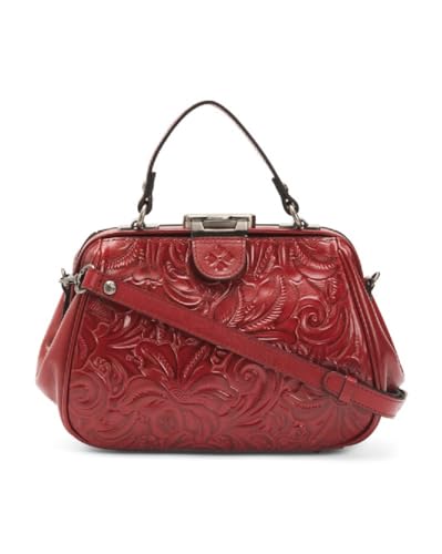 Image of Patricia Nash Gracchi Satchel Leather Handbag Purse