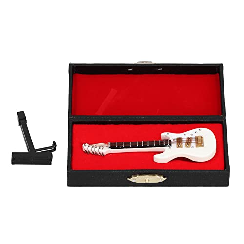 Mini Modèle de Guitare, Guitare Miniature Exquise avec Support et étui Modèle de Guitare électrique Instrument de… - Les Beatles, Paul McCartney, John Lennon, RIngo Starr, George Harrison Mini Modèle de Guitare, Guitare Miniature Exquise avec Support et étui Modèle de Guitare électrique Instrument de…