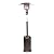 Simple Deluxe 47,000 BTU Outdoor Propane Patio Heater with Wheels, Brown