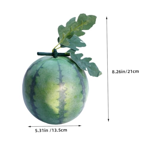 BRIGHTFUFU Realistic Foam Fruit Model - Ideal for Summer Party Decorations - Fruit Cognition Teaching - and Watermelon Themed Photography Shoots
