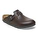 Produktbild BIRKENSTOCK Boston Pro Leder Clogs - Hochwertige zertifizierte Berufsschuhe für Medizin, Gastronomie und Service, Farbe: Java, Gr: 45 Schmal