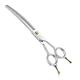 JASON 7” Effilierschere für Hunde - Profi Hundeschere, Ausdünnungsschere...