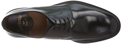 Lottusse L6710, Scarpe Stringate Derby Uomo, Nero