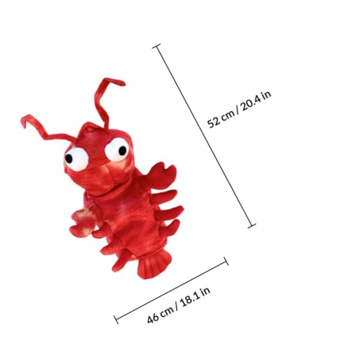 Disfraz para perro langosta rojo XL para Halloween miniatura 2