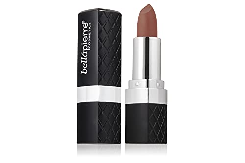 bellapierre Matte Lipstick | Richly Pigmented Mineral Lipstick | 100% Natural Formulation | Non-Toxic, Cruelty and Paraben Free | Sun Protection | Long Lasting Nourishing Color – Incognito