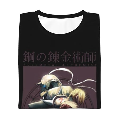 Girl/Boy T Shirts Funny Short Sleeve Tees for Full Metal Alchemistes Top4