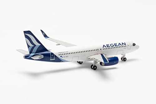 herpa 536547 Airlines Airbus A320 Aegean SX-DGZ Model Plane
