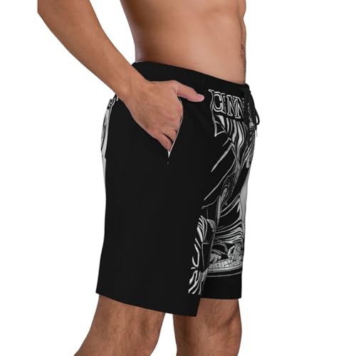 Men's Casual Swim Trunks for Ice 9 Kill Swimming Beach Shorts Mesh Lining for Party3