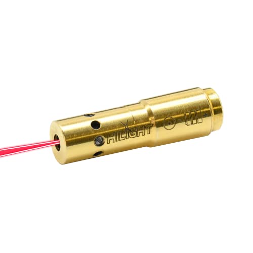 HiLight - Tactical CBS-9MM - Single Red Boresight, Annular Laser for 9mm Gears Brass - Precision Laser Class of IIIA, <5mW - HiLight