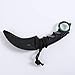 Milaloko Karambit Knife Trainer - Stainless Steel Practice Training Knife with Sheath for Beginner - 100% Safe Trainer Tool (Green)