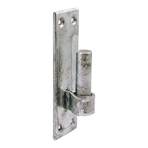 Pair of Heavy Duty Galvanised 16mm Hook on Plate with Fixings…