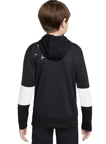 Nike Air Jordan Core Performance Therma Boys' Pullover Hoodie Large Black/White2