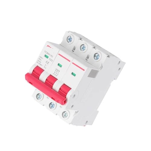 YCB6H-63 3P Circuit Breaker Rail-Mounted Breaking Capacity 6A/10A/16A/20A/25A/32A/40A/50A/63A(40A)