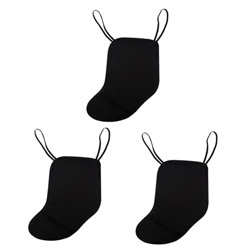 FAVOMOTO 3pcs Thick Plush Shoulder Pad Violin Chin Rest for 3/4 Fiddle Elastic Rope