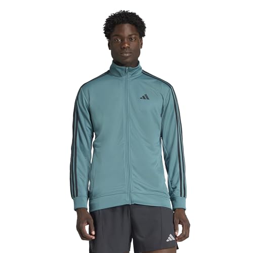 Image of adidas Men Track Top Track Tops | Tr-Es 3S T-Top | Black |