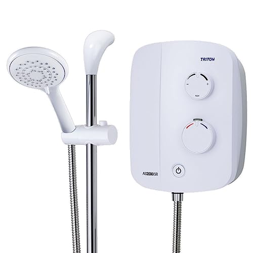 Triton Silent Running Thermostatic 10.5kw White Power Shower