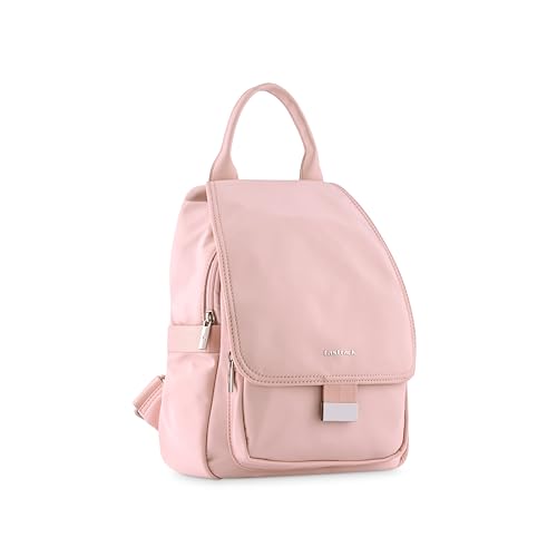 Image of Fastrack Casual Backpack for Girls | Nylon Women's Handbags | Space for 2 Bottle Holder| Ladies Purse Handbag | Backpack for Casual Carry