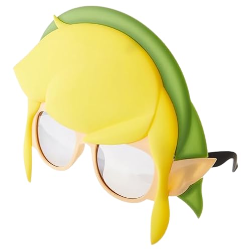 Sun-Staches Legend of Zelda Sunglasses , Costume Accessory Nintento Party , One Size FIts Most