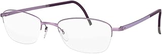 Eyeglasses Silhouette Illusion Nylor 4453 6075 Metallic Violet 50/18/135 3 piece