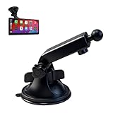 Carplayスクリーンホルダー アップグレード版90mm超大型吸盤ホルダー ディスプレイオーディオ用360°柔軟調整可能なフロントガラス/ダッシュボードマント、7インチ/9インチ/10.26インチポータブルカーオーディオ交換用マント