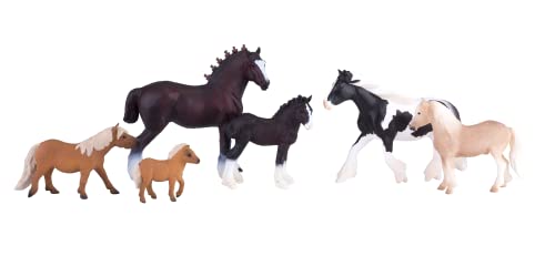 Horses pack de 6 chevaux pour s'amuser et créer une ferme miniature
