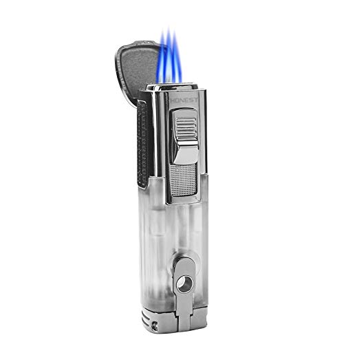 PROMISE by Honest Cigar Lighter Torch Lighter Windproof Triple 3 Jet Flame Lighter