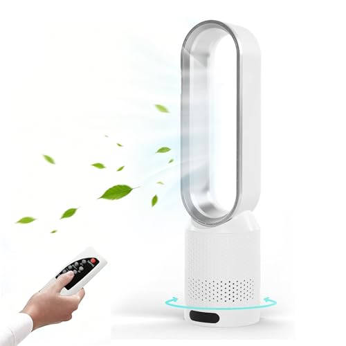UEXEDO - Ventilatore a colonna senza lama con telecomando, altezza