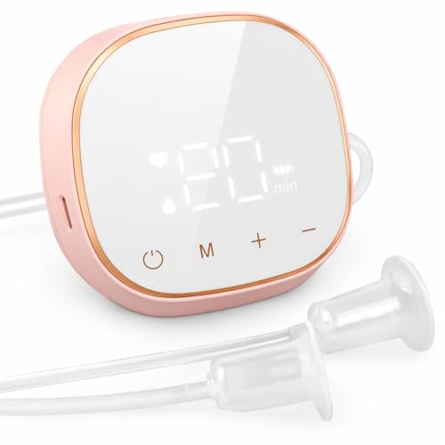 Electric Nipple Corrector for Flat & Inverted Nipples Portable Rechargeable Nipple Pump Puller for Sunken and Shy Nipples (6PCS Set)