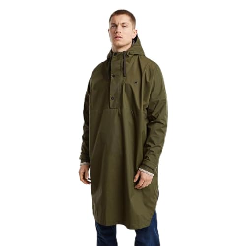 Poncho impermeable G-STAR con capucha ajustable contra la lluvia