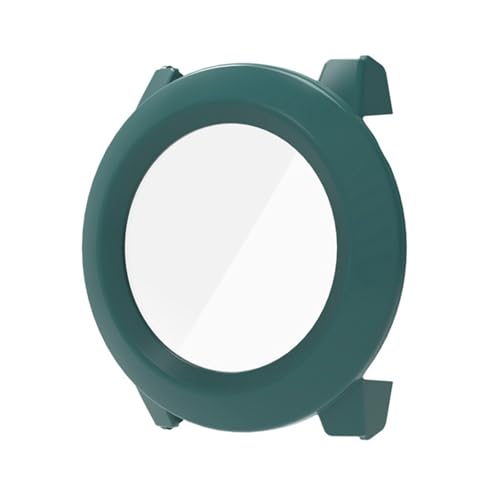 耐衝撃フルカバレッジスマートウォッチ一体型強化ガラススクリーンプロテクター防御ハードスリーブケースガードスクリーンガード