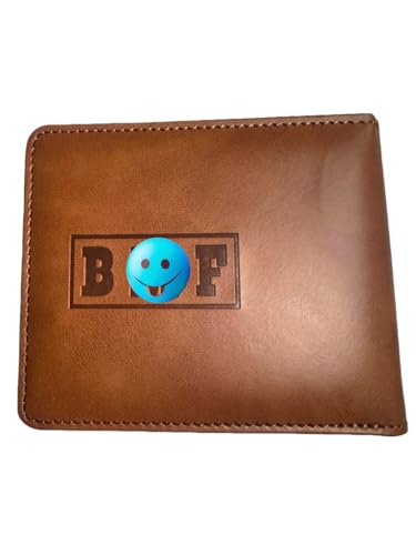Embroidered Bad Mother fker Leather Wallet bad mother f ker wallet leather(brown)2