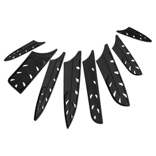 Beaupretty Set de 8 Fundas Protectoras de Plástico para Cuchillos de Cocina, Funda para Cortador Resistente Que Previene el Desgaste, Adecuado para Camping y Hogar