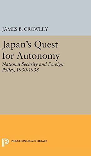 Japan's Quest for Autonomy: National Security and Foreign Policy, 1930-1938: 2249 (Princeton Legacy Library)