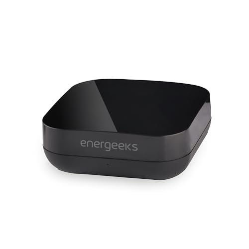 Energeeks - Control Remoto Universal - Infrarrojos y Radiofrecuencia - 315-433Mhz - Controla TV, Aire Acondicionado y Más - Compatible con Tuya, Alexa y Google Home - App Energeeks 3.0