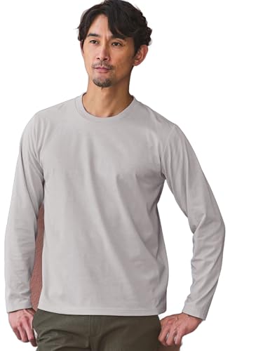 JUST fit ジャケイン クルーネック 長袖 Tシャツ