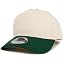 Natural-dark Green 5 Panel Baseball