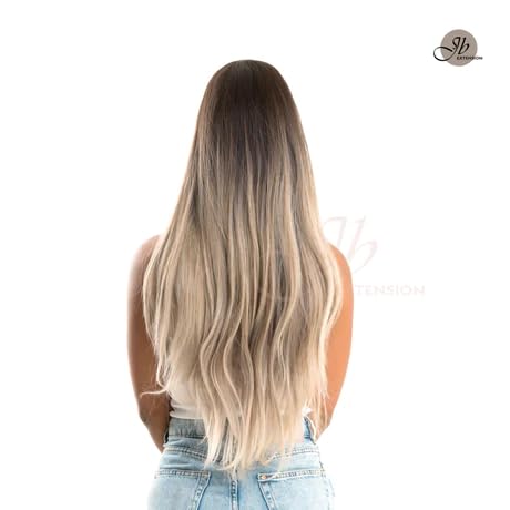 Miniatura 6 de JBEXTENSION CHARLOTTE - Peluca larga y lacia de cabello largo sin pegamento para mujer, pelucas sintéticas naturales para uso diario (pelucas de